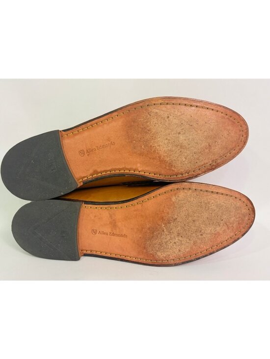 Allen Edmonds Cavanaugh Loafers Mens 13 D Walnut Leather Penny Slip On Shoes main image 5